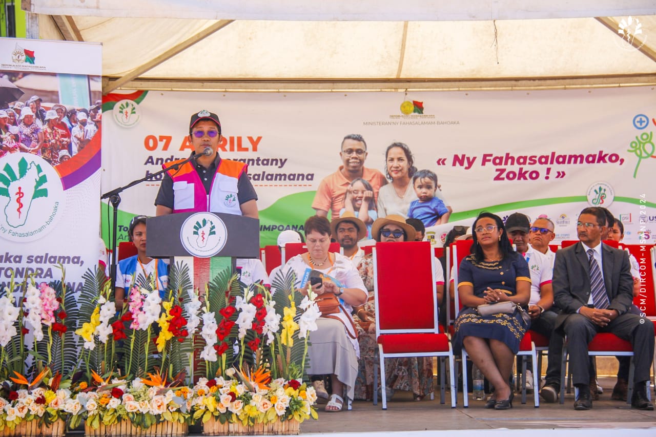 Speech at the celebration of the World Health Day, 2024, in Madagascar