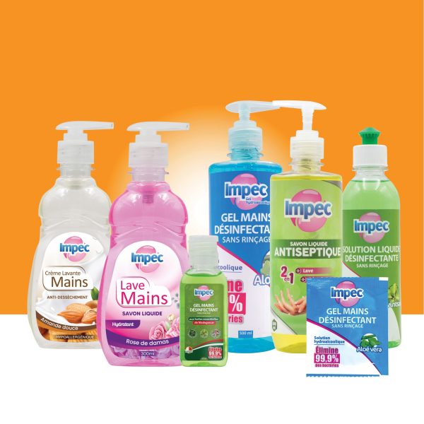 NOS MARQUES | IMPEC 5 IMPEC hygiene des mains 600x600