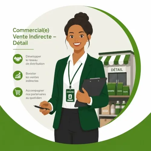 OFFRES D'EMPLOI 3 Commercial(e) Vente Indirecte – Détail