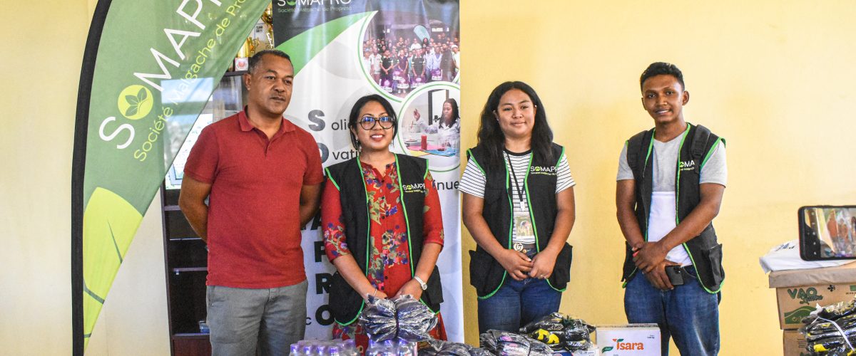 SOMAPRO solidarite post Gezani au chevet des equipes de lORTM Toamasina 1200x500