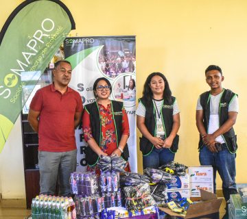 SOMAPRO solidarite post Gezani au chevet des equipes de lORTM Toamasina 360x320